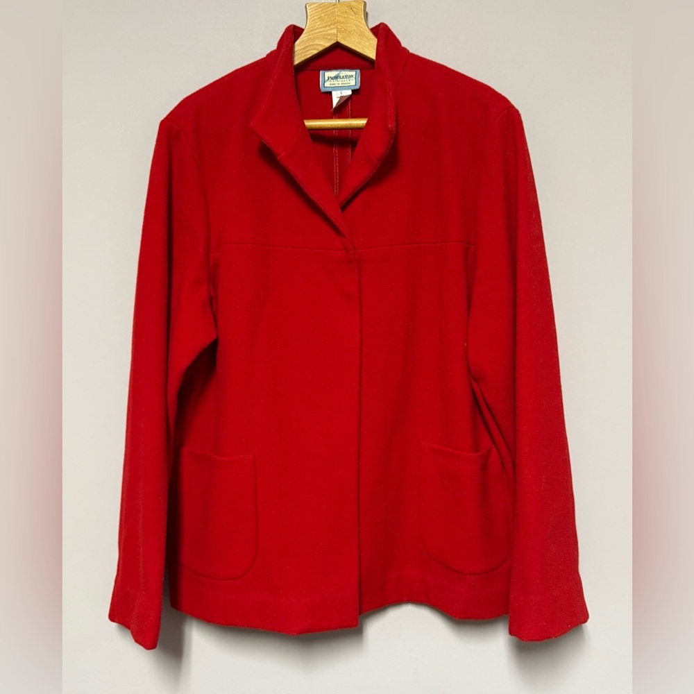 Vintage Pendleton Wool Jacket Large Red - image 1